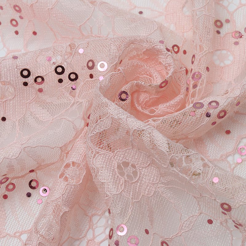 Lace Fabric Cutwork Eyelet Polyester for Women's Wear Wholesale Suppli 5